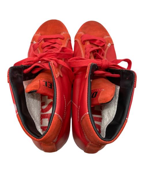 DIESEL（ディーゼル）DIESEL (ディーゼル) ハイカットスニーカー　ディーゼル　　Y03234 PR400 レッド サイズ:28.5cmの古着・服飾アイテム