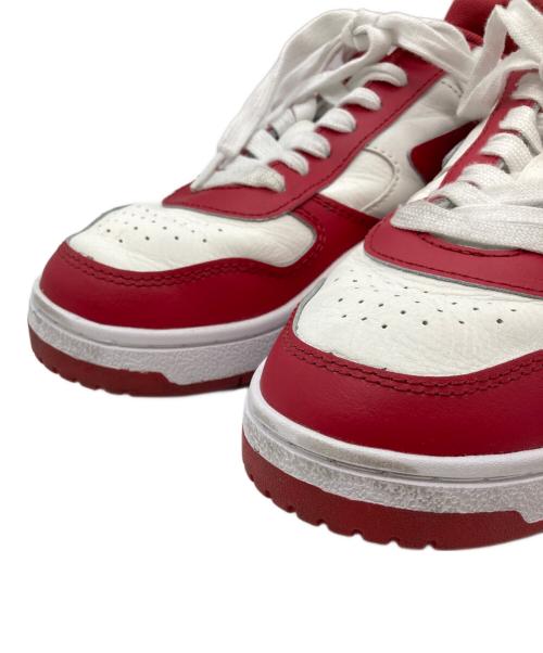 DIESEL（ディーゼル）DIESEL (ディーゼル) ローカットスニーカー　ディーゼル　Y0324 P5576 ホワイト×レッド サイズ:28cmの古着・服飾アイテム