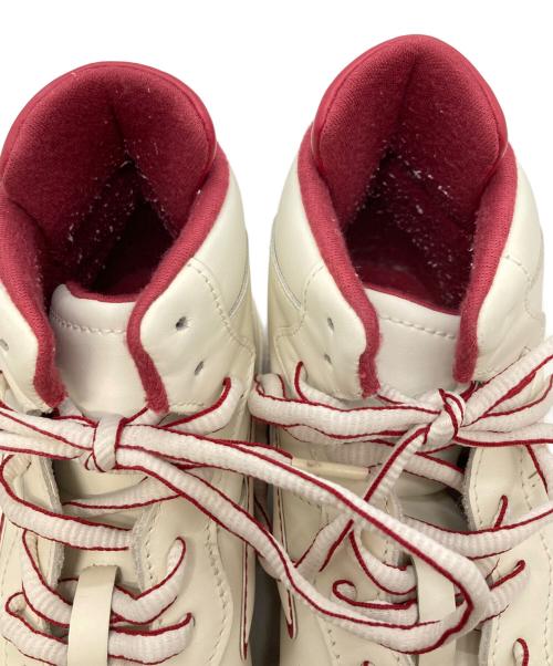 DIESEL（ディーゼル）DIESEL (ディーゼル) S-UKIYO MID　ディーゼル　Y03028 PS232　 ホワイト×レッド サイズ:28.5cmの古着・服飾アイテム