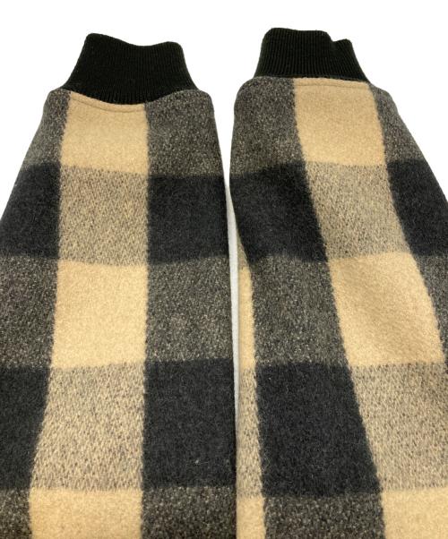 SUPREME（シュプリーム）Supreme (シュプリーム) 15AW Hooded Wool Bomber/シュプリーム ブラウン×ブラック サイズ:Ｍの古着・服飾アイテム