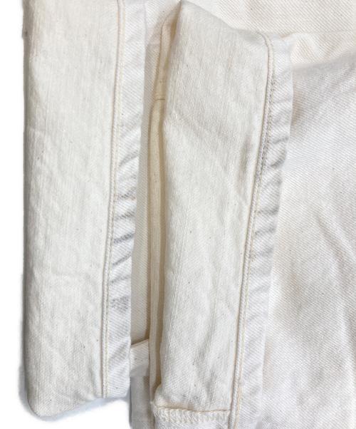 YLEVE（イレーヴ）YLEVE (イレーヴ) DENIM BAGGY/イレーヴ/170-2240544 ホワイト サイズ:3の古着・服飾アイテム