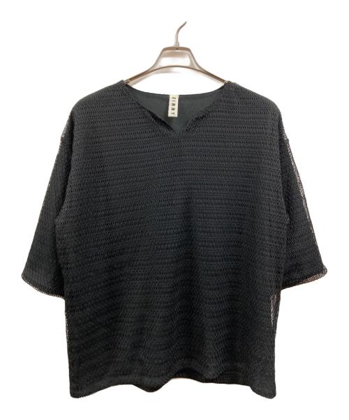 KIMMY（キミ―）kimmy (キミ―) RASCHEL SHIRT ブラック サイズ:Ｍの古着・服飾アイテム