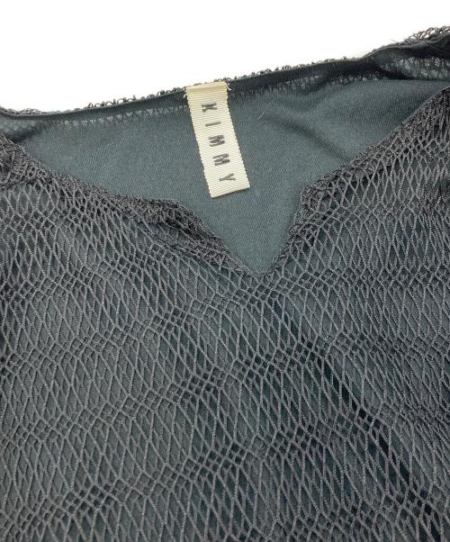 KIMMY（キミ―）kimmy (キミ―) RASCHEL SHIRT ブラック サイズ:Ｍの古着・服飾アイテム