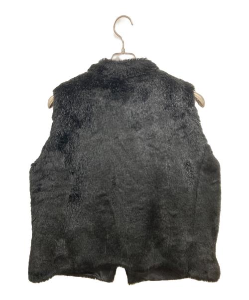 LAUREN RALPH LAUREN（ローレンラルフローレン）LAUREN RALPH LAUREN (ローレンラルフローレン) ファーベスト　ローレンラルフローレン　 ブラック サイズ:1Xの古着・服飾アイテム