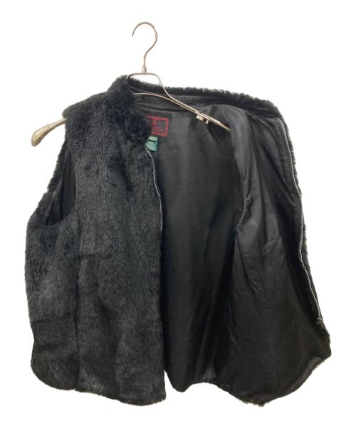 LAUREN RALPH LAUREN（ローレンラルフローレン）LAUREN RALPH LAUREN (ローレンラルフローレン) ファーベスト　ローレンラルフローレン　 ブラック サイズ:1Xの古着・服飾アイテム
