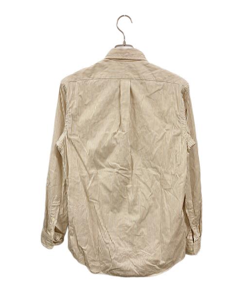 POLO RALPH LAUREN（ポロ・ラルフローレン）POLO RALPH LAUREN (ポロ・ラルフローレン) ストライプBDシャツ/ポロ・ラルフローレン ホワイト×ベージュ サイズ:Sの古着・服飾アイテム