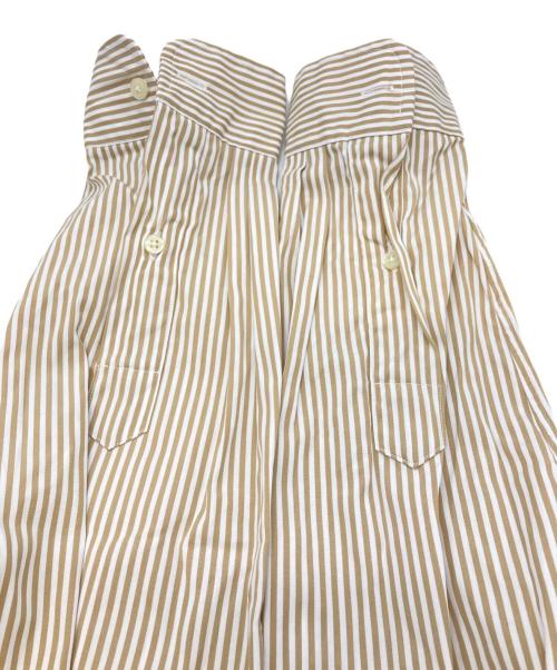 POLO RALPH LAUREN（ポロ・ラルフローレン）POLO RALPH LAUREN (ポロ・ラルフローレン) ストライプBDシャツ/ポロ・ラルフローレン ホワイト×ベージュ サイズ:Sの古着・服飾アイテム