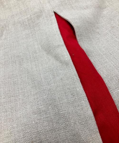 CINOH（チノ）CINOH (チノ) Linen Dress　　チノ　17S009 ベージュ サイズ:38の古着・服飾アイテム