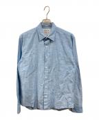 Frank&Eileenフランクアンドアイリーン）の古着「コットンシャツ　フランクアンドアイリーン　」｜ブルー