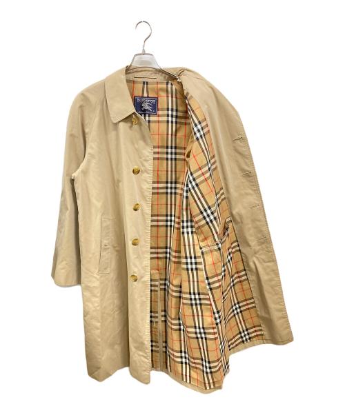 BURBERRY（バーバリー）BURBERRY (バーバリー) 裏地ノバチェックステンカラーコート/バーバリー/英製 ベージュ サイズ:XL相当の古着・服飾アイテム
