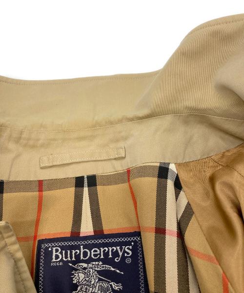 BURBERRY（バーバリー）BURBERRY (バーバリー) 裏地ノバチェックステンカラーコート/バーバリー/英製 ベージュ サイズ:XL相当の古着・服飾アイテム