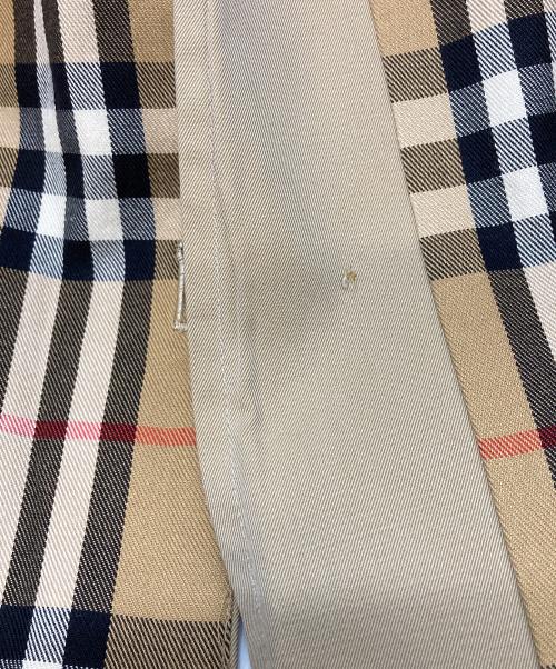 BURBERRY（バーバリー）BURBERRY (バーバリー) 裏地ノバチェックステンカラーコート/バーバリー/英製 ベージュ サイズ:XL相当の古着・服飾アイテム
