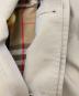 中古・古着 BURBERRY (バーバリー) 裏地ノバチェックステンカラーコート/バーバリー/英製 ベージュ サイズ:XL相当：10000円