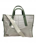 PAUL SMITHポールスミス）の古着「2WAYブリーフケース/PSR012 ポールスミス/」｜グレー×グリーン