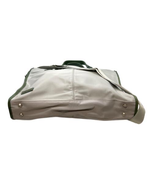 PAUL SMITH（ポールスミス）Paul Smith (ポールスミス) 2WAYブリーフケース/PSR012 ポールスミス/ グレー×グリーンの古着・服飾アイテム