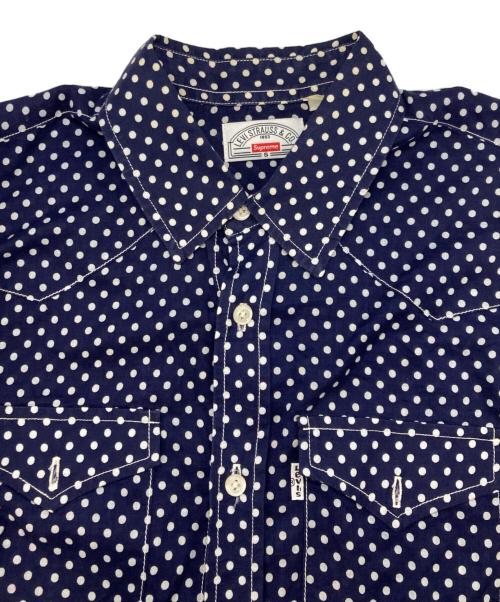 LEVI'S（リーバイス）LEVI'S (リーバイス) SUPREME (シュプリーム) Western Shirt ブルー サイズ:Sの古着・服飾アイテム