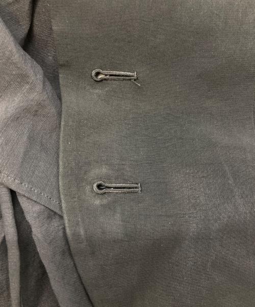 Yohji Yamamoto collections（ヨウジヤマモトコレクションズ）Yohji Yamamoto collections TA/PE CREPE DE CHINE 2 LAYERED WRAP JACKET/ヨウジヤマモトコレクションズ/FP-J63-500 ブラック サイズ:1の古着・服飾アイテム