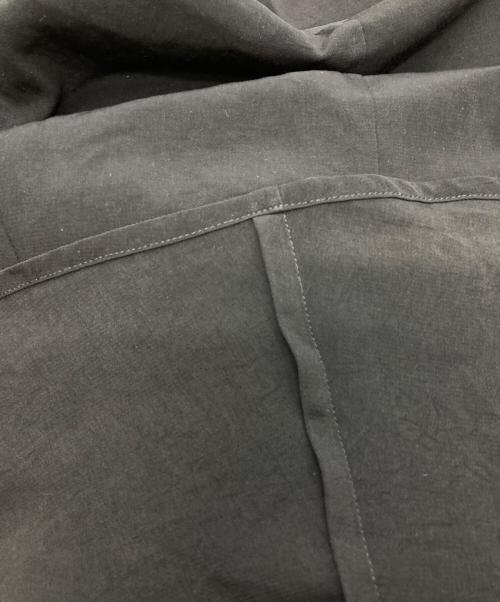 Yohji Yamamoto collections（ヨウジヤマモトコレクションズ）Yohji Yamamoto collections TA/PE CREPE DE CHINE 2 LAYERED WRAP JACKET/ヨウジヤマモトコレクションズ/FP-J63-500 ブラック サイズ:1の古着・服飾アイテム