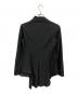 Yohji Yamamoto collections TA/PE CREPE DE CHINE 2 LAYERED WRAP JACKET/ヨウジヤマモトコレクションズ/FP-J63-500 ブラック サイズ:1：40000円
