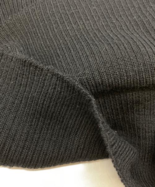YOHJI YAMAMOTO（ヨウジヤマモト）YOHJI YAMAMOTO (ヨウジヤマモト) タートルネックウールニット/ヨウジヤマモト/FJ-K01-190 ブラック サイズ:2の古着・服飾アイテム