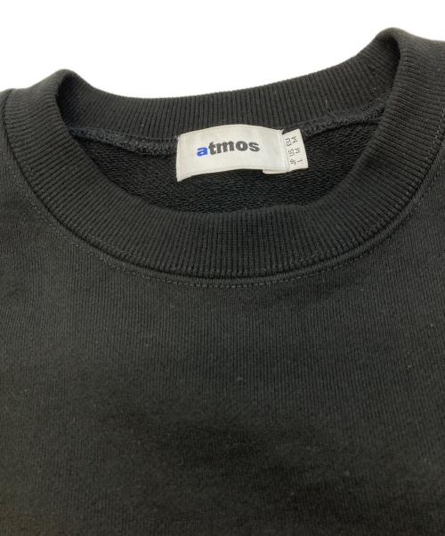 ATMOS（アトモス）atmos (アトモス) Embroidery Classic Logo Crew Neck Sweatshirt/アトモス/MA24F-SWO16 ブラック サイズ:Ｌの古着・服飾アイテム