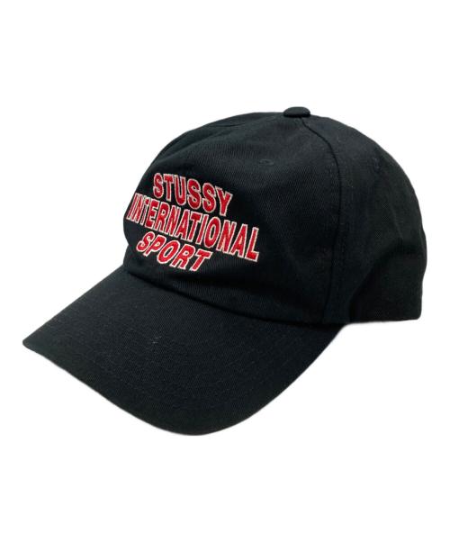 stussy（ステューシー）stussy (ステューシー) Mid-Depth International Sport Strapback ブラックの古着・服飾アイテム