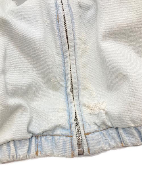 ZARA（ザラ）ZARA (ザラ) ダメージデニムジャケット　ザラ　 インディゴ サイズ:XLの古着・服飾アイテム