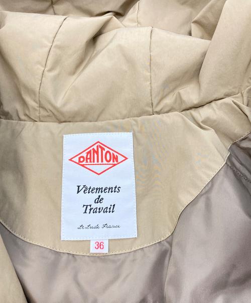 DANTON（ダントン）DANTON (ダントン) INSULATION HOODED WIDE JACKET/ダントン/DT-A0463 PNT ベージュ サイズ:36の古着・服飾アイテム