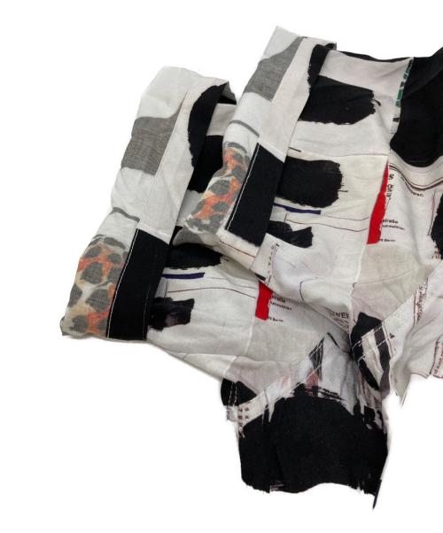 ALOHA RUG（アロハラグ）ALOHA RUG (アロハラグ) LEE IZUMIDA×SHOHEI YOSHIDA Black Collage Shirt ホワイト×ブラック サイズ:2の古着・服飾アイテム