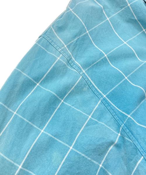 KEBOZ（ケボズ）KEBOZ (ケボズ) チェックシャツ　ケボズ ブルー サイズ:Ｌの古着・服飾アイテム