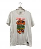 M&M PERFORMANCE×MASSESエムアンドエムパフォーマンス×マシス）の古着「プリントTシャツ」｜ホワイト
