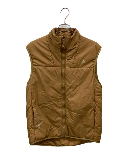 NIKE ACG（ナイキエーシージー）NIKE ACG (ナイキエーシージー) プリマロフトベスト ベージュ サイズ:Sの古着・服飾アイテム