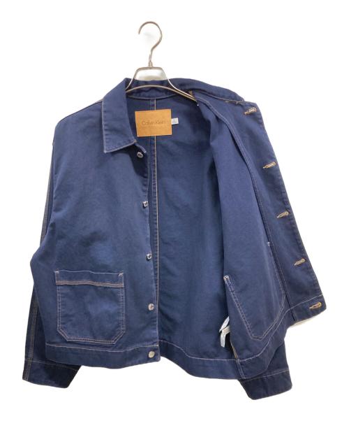 Calvin Klein（カルバンクライン）Calvin Klein (カルバンクライン) デッキジャケット　40MP712　　カルバンクライン　 ネイビー サイズ:Ｍの古着・服飾アイテム