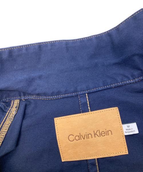 Calvin Klein（カルバンクライン）Calvin Klein (カルバンクライン) デッキジャケット　40MP712　　カルバンクライン　 ネイビー サイズ:Ｍの古着・服飾アイテム