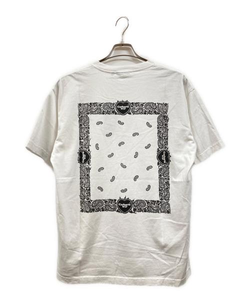 Carhartt WIP（カーハート ワーク イン プログレス）CARHARTT WIP (カーハート ワーク イン プログレス) S/S PAISLEY T-SHIRT ホワイト サイズ:M 未使用品の古着・服飾アイテム