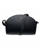 A.P.C.アーペーセー）の古着「ハーフムーンショルダーバッグ　アーペーセー」｜ブラック