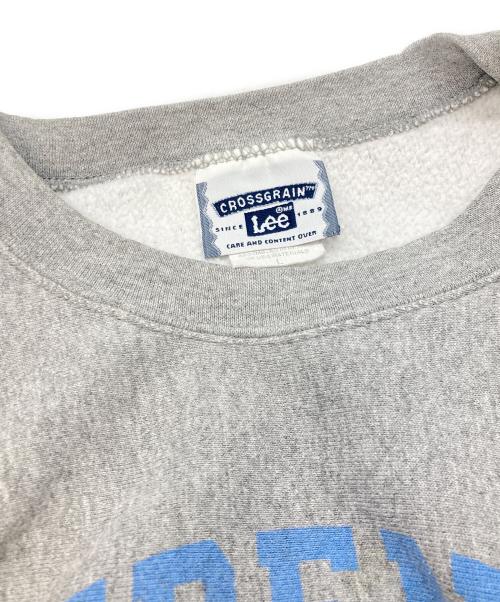 LEE（リー）LEE (リー) プリントスウェット グレー サイズ:Lの古着・服飾アイテム