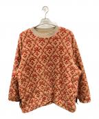 KAPITALキャピタル）の古着「ヨセミテアラベスク柄フリーストップス　キャピタル　K2209LC049」｜レッド×ベージュ