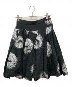 Vivienne Westwood RED LABELヴィヴィアンウエストウッドレッドレーベル）の古着「ミディスカート　357-01-28011　　ヴィヴィアンウエストウッド レッドレーベル」｜ブラック