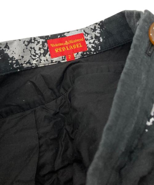 Vivienne Westwood RED LABEL（ヴィヴィアンウエストウッドレッドレーベル）Vivienne Westwood RED LABEL (ヴィヴィアンウエストウッド レッドレーベル) ミディスカート　357-01-28011　　ヴィヴィアンウエストウッド レッドレーベル ブラック サイズ:Ｍの古着・服飾アイテム
