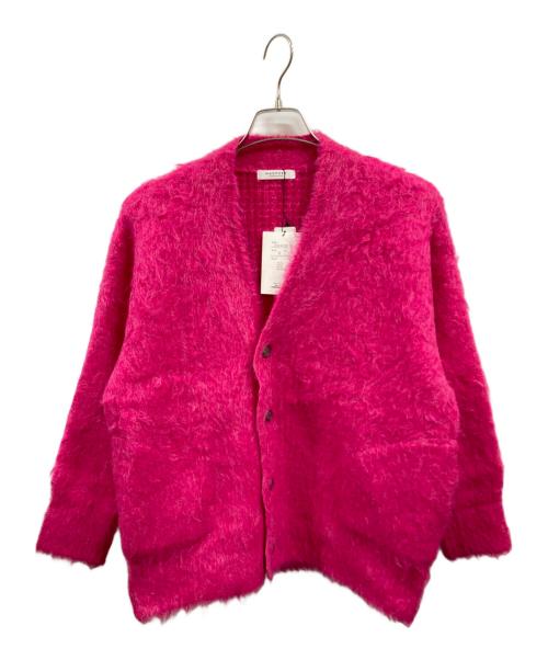 MACPHEE（マカフィー）MACPHEE (マカフィー) フラッフィーアルパカ Vネックカーディガン　マカフィー　12-02-34-02301-TN ショッキングピンク サイズ:Sの古着・服飾アイテム