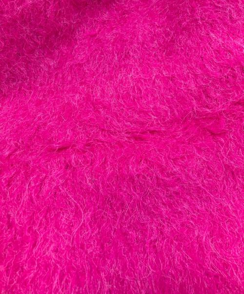 MACPHEE（マカフィー）MACPHEE (マカフィー) フラッフィーアルパカ Vネックカーディガン　マカフィー　12-02-34-02301-TN ショッキングピンク サイズ:Sの古着・服飾アイテム