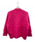 MACPHEE (マカフィー) フラッフィーアルパカ Vネックカーディガン　マカフィー　12-02-34-02301-TN ショッキングピンク サイズ:S：8000円