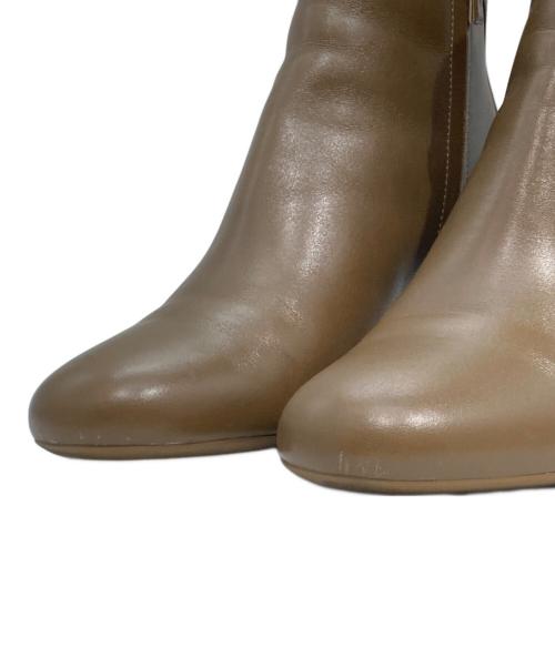 Salvatore Ferragamo（サルヴァトーレ フェラガモ）Salvatore Ferragamo (サルヴァトーレ フェラガモ) チェーンショートブーツ　サルヴァトーレ フェラガモ ブラウン サイズ:5 1/2の古着・服飾アイテム