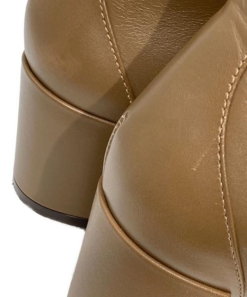 Salvatore Ferragamo（サルヴァトーレ フェラガモ）Salvatore Ferragamo (サルヴァトーレ フェラガモ) チェーンショートブーツ　サルヴァトーレ フェラガモ ブラウン サイズ:5 1/2の古着・服飾アイテム