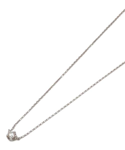 canal4℃（カナルヨンドシー）canal4℃ (カナルヨンドシー) ネックレス　カナルヨンドシー　K18WG　重さ1.1ｇ チェーン長さ40.5ｃｍ  シルバーの古着・服飾アイテム