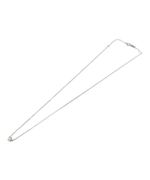 canal4℃（カナルヨンドシー）canal4℃ (カナルヨンドシー) ネックレス　カナルヨンドシー　K18WG　重さ1.1ｇ チェーン長さ40.5ｃｍ  シルバーの古着・服飾アイテム