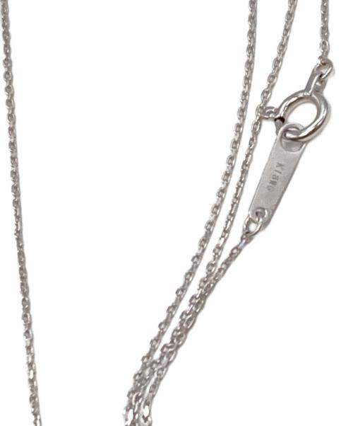 canal4℃（カナルヨンドシー）canal4℃ (カナルヨンドシー) ネックレス　カナルヨンドシー　K18WG　重さ1.1ｇ チェーン長さ40.5ｃｍ  シルバーの古着・服飾アイテム