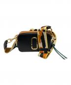 MARC JACOBSマークジェイコブズ）の古着「スナップショットショルダーバッグ　マークジェイコブス　M0012007」｜ブラック×ブラウン