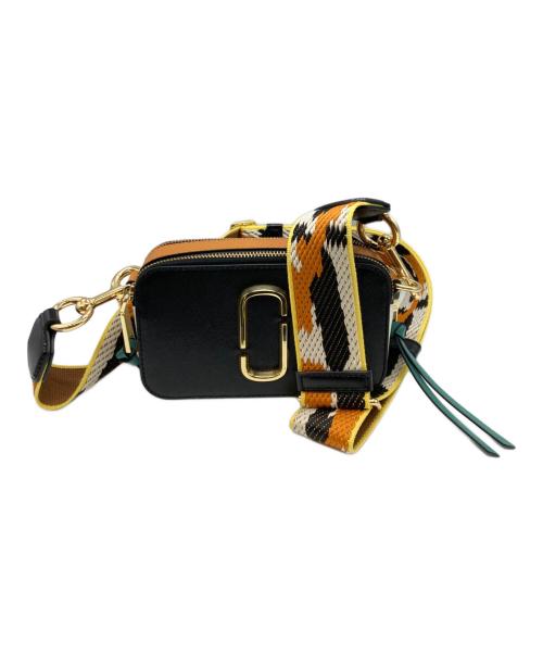 MARC JACOBS（マークジェイコブス）MARC JACOBS (マークジェイコブス) スナップショットショルダーバッグ　マークジェイコブス　M0012007 ブラック×ブラウンの古着・服飾アイテム